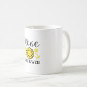 ひまわり恋人 | I Love Sunflower コーヒーマグカップ (正面右)