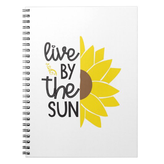 ひまわり恋人 | Live By The Sun ノートブック (正面)