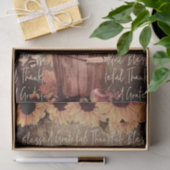 ひまわり恵み感謝サンクスギビング 薄葉紙 (ギフト)