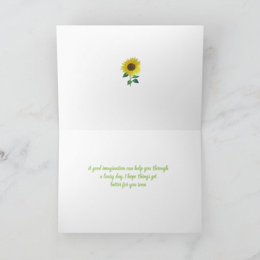 ひまわり想像力 カード (内部)