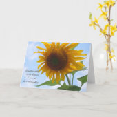 ひまわり想像力 カード (黄色い花)