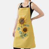 ひまわり愛好家の贈り物 エプロン (インサイチュ)