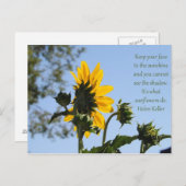 ひまわり感動的はがき ポストカード (正面/裏面)