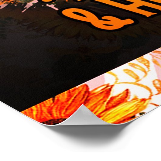 ひまわり感動的やる気を起こさせるのアドバイス ポスター (角)