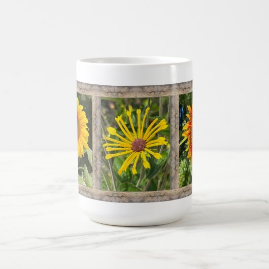 ひまわり感動的付きコーヒーマグ コーヒーマグカップ (中央)