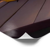 ひまわり感動的引用文 – 秋素朴の壁 ポスター (コーナー)