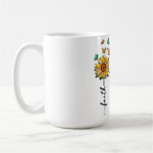ひまわり感動的/蝶の昇華 コーヒーマグカップ (左)