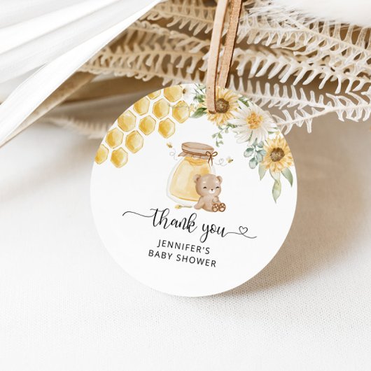 ひまわり感謝していはラベル フェイバータグ