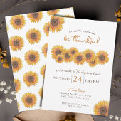 ひまわり感謝祭ディナー 招待状