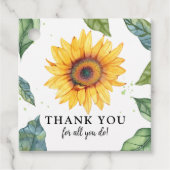 ひまわり感謝 フェイバータグ (正面)