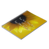 ひまわり手帳カスタム花雑誌ノート ノートブック (左側)