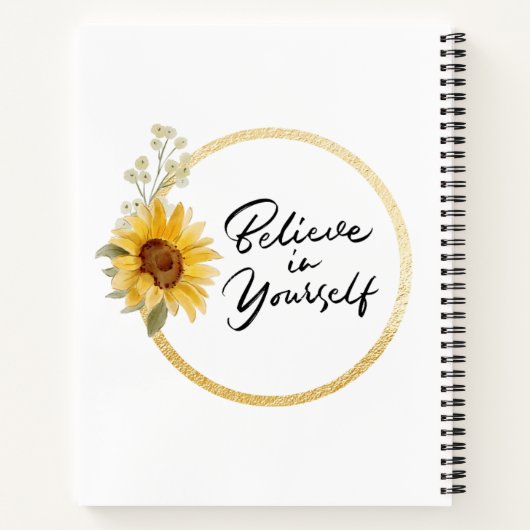 ひまわり手帳 ノートブック (裏面)