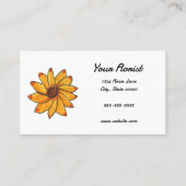 ひまわり手描き個人用設定 名刺 (正面)