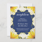 ひまわり披露宴カード – 結婚式招待状セット 招待状 (正面)