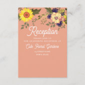 ひまわり披露宴 エンクロージャーカード (正面)