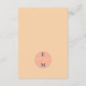 ひまわり披露宴 エンクロージャーカード (裏面)