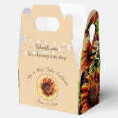 ひまわり披露宴 フェイバーボックス (オープン)