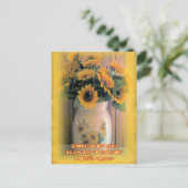 ひまわり抱擁 ポストカード (スタンド正面)