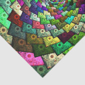 ひまわり抽象芸術カラフルフローラポップ・アートのアートデザイン 薄葉紙 (詳細)