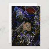 ひまわり招待状 メニュー (正面/裏面)