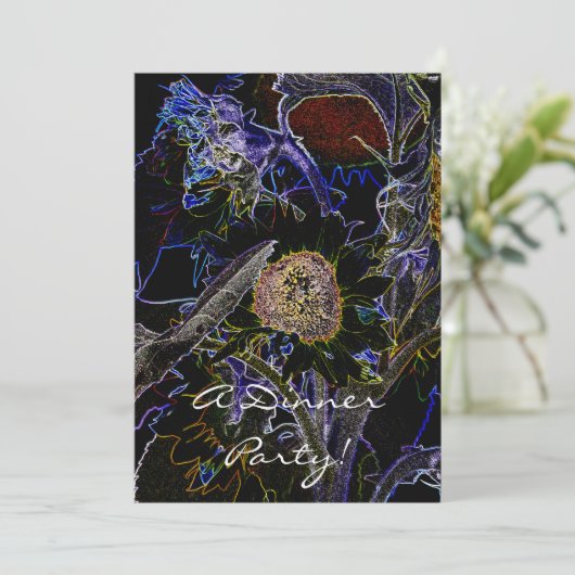 ひまわり招待状 メニュー (スタンド正面)