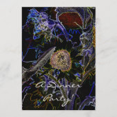 ひまわり招待状 メニュー (正面)