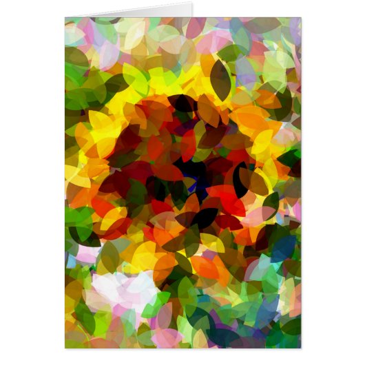 ひまわり挨拶カード (正面)