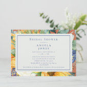 ひまわり振動水平ブライダルシャワー 招待状 (スタンド正面)