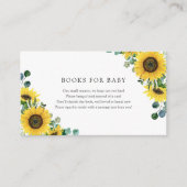 ひまわり挿しカード用ベビーブック エンクロージャーカード (正面)