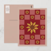 ひまわり掛け葉書 ポストカード (正面/裏面)