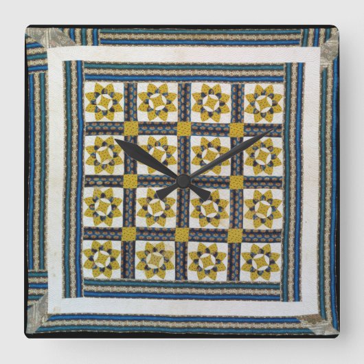 ひまわり掛け スクエア壁時計 (正面)