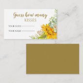 ひまわり推測キスブライダルゲーム エンクロージャーカード (正面/裏面)