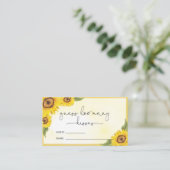 ひまわり推測キスブライダルゲーム エンクロージャーカード (スタンド正面)