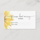 ひまわり推測キスブライダルゲーム エンクロージャーカード (正面)