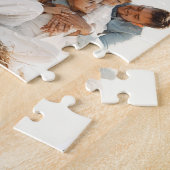 ひまわり散在写真家族フォトコラージュ ジグソーパズル (側面)