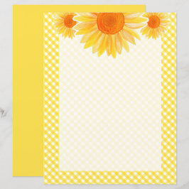 ひまわり文房具紙