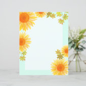 ひまわり文房具紙 (スタンド正面)