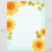 ひまわり文房具紙 (正面)