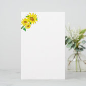 ひまわり文房具紙 便箋 (スタンド正面)