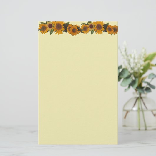 ひまわり文房具 便箋 (スタンド正面)
