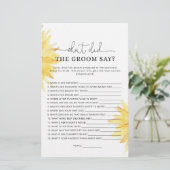 ひまわり新郎は何と言ったブライダルゲーム (スタンド正面)