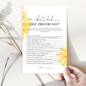 ひまわり新郎は何と言ったブライダルゲーム