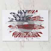 ひまわり旗紙ランチョンマット ペーパーパッド (正面)