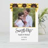 ひまわり日付写真フローラの保存 案内状 (スタンド正面)