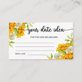 ひまわり日付夜のアイディア。日付jar エンクロージャーカード