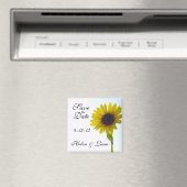 ひまわり日付磁石を保存 マグネット (インサイチュ (食洗機))