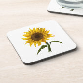ひまわり日照フローラ水彩花 コースター (左側)