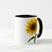 ひまわり日照フローラ水彩花 マグカップ (正面右)