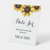 ひまわり日結婚付ジャーの台座標識 台座サイン (正面)