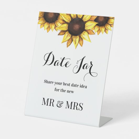 ひまわり日結婚付ジャーの台座標識 台座サイン (正面)